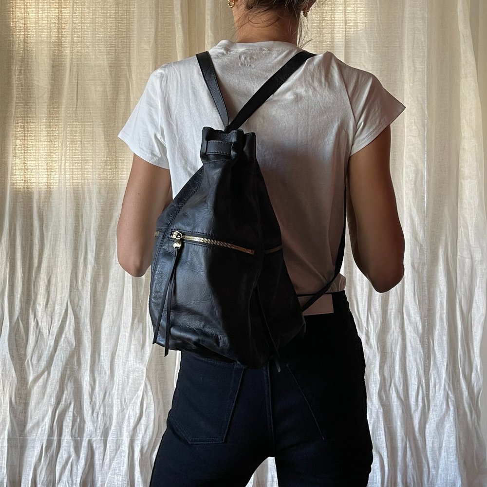 Hobo Leather Backpack